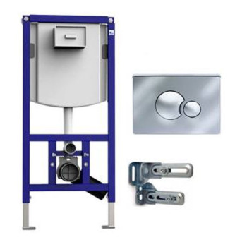 90.721.00..S002 Инсталяция д/унитаза 3 в одном (рама 1120/525мм +кнопка+кронштейны)