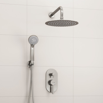 A16421 Встраиваемый комплект для душа с верхней душевой насадкой и лейкой