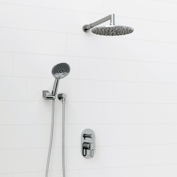 A16830 Встраиваемый комплект для душа с верхней душевой насадкой и лейкой