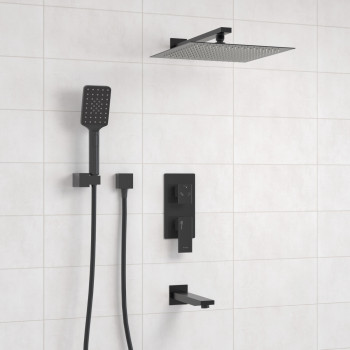 A172071 Встраиваемый комплект для ванны с верхней насадкой, лейкой и изливом