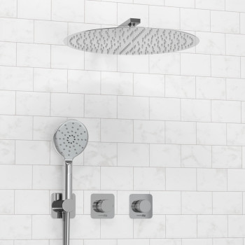 A4651.293.090.117.271.087.127 Встраиваемый комплект для душа с верхней душевой насадкой и лейкой