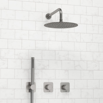 A6451.296.097.121.275.100.276 Встраиваемый комплект для душа с верхней душевой насадкой и лейкой