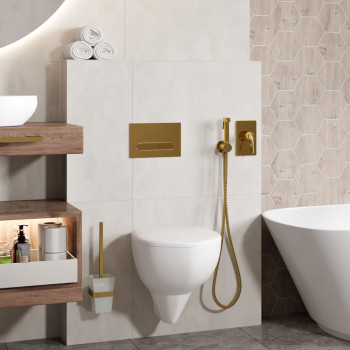 A71097 Встраиваемый комплект для биде со шлангом 150 см