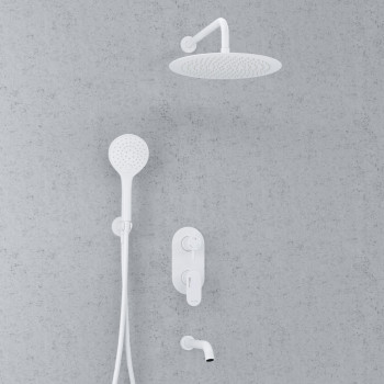A85161 Встраиваемый комплект для ванны с верхней душевой насадкой, лейкой и изливом