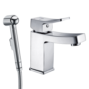 Aller 1068 Смеситель для умывальника с гигиенической лейкой