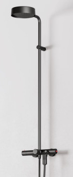 Alpi GN99RM2151NE душевая система для душа с термостатом matt black