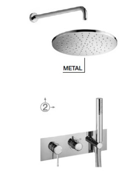 Alpi SWK851863CR Набор для комплектации душа 5 в 1