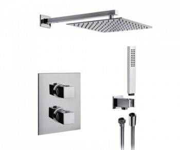 Alpi Una18 UN45SM1163CR Термостат скрытого монтажа верх и ручн душ хром