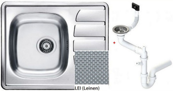 Alv 1098941 Zoom 10 Мойка I, обор., 0,5 мм, LEI, 3½", 615х500х155 + сифон 1130550, шк 450