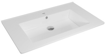 AQ 4640021062210 Kirovit Раковина Оскар 750 765х475х190 мм, с отв. смес., с отв. пере