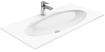 AQ El.10.04.D Умывальник Elegance 1000, 1000х510х133 мм, с отв. под смеситель