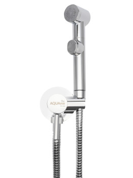 AQM 6001CR Готовый комплект гигиенического душа (скрытый монтаж, пластиковая лейка), ХРОМ