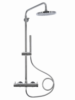 AQM 8001CR Душевая система для душевой кабины Ø200/-- мм, 1/1 режим, Хром