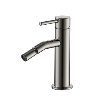 AQM6216GM Siena Смеситель для биде, гладкий, подводка ½", Gun metal