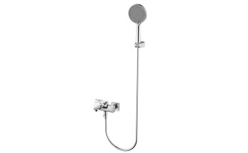 AQM6712CR Imola Смеситель для ванны, с душевым набором, Ø120 мм, 3 режима, Хром