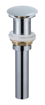 AQM7002-0MFG Донный клапан PushOpen, без перелива, керамическая накладка, Светло-серый матовый