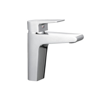 AQMP6121 Prato Смеситель для раковины, со сливным гарнитуром, подводка ½", Хром
