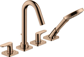 AX 34 444 300 Citterio M Смеситель на борт ванны, на 4 отв. (внешняя монтажная часть)