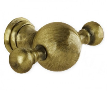 CA 244.92 OLD BRASS Крючок двойной (малый)