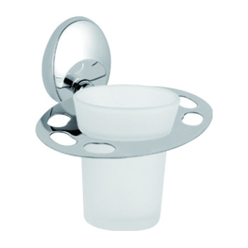 Держатель стакана HAIBA HB1606-1 матовое стекло, хром