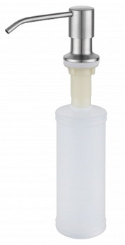 Дозатор "Круглый" GranFest QUARZ с колбой 250мм, арт.Z-5001 нержавейка