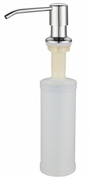 Дозатор "Круглый" GranFest QUARZ с колбой 250мм, арт.Z-5001 темно-серый