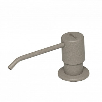 Дозатор Lemark Expert LM8201PGR для жидких моющих средств врезной, грей