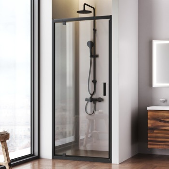 Душевая дверь в нишу 90x195 см, распашная