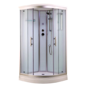 Душевая кабина Timo Standart Silver Fabric T-6601SF, 100x100x220