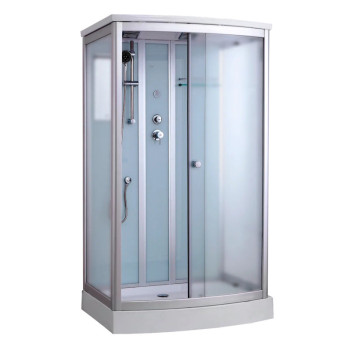 Душевая кабина Timo Standart Silver Fabric T-6615SF, 120x90x220