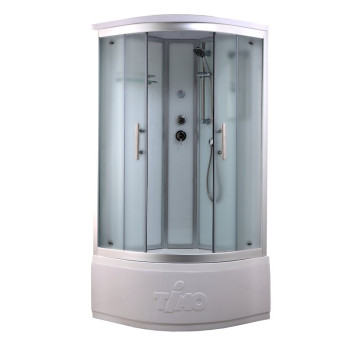 Душевая кабина Timo Standart Silver Fabric T-6690SF, 90x90x220