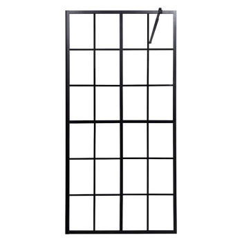 Душевая перегородка OLIVE S ESTENA 183х86, черная