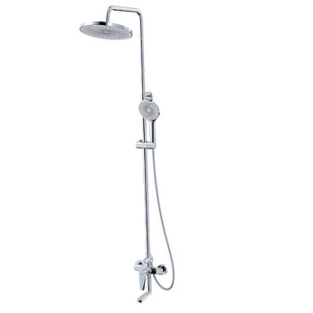 Душевая система AWP Tair S3062C с тропическим душем и повротным изливом, хром