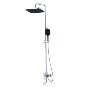 Душевая система AWP Urgun S2962C с тропическим душем и поворотным изливом, хром