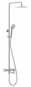 Душевая система Cersanit MODUO (смеситель стандартный) с изливом 5 режимов шланг 150 металл