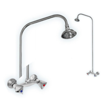 Душевая система ЦС-СМ 293-1/1 лит.корп. Хр.Пл.Мах, резин, с душевой стойкой