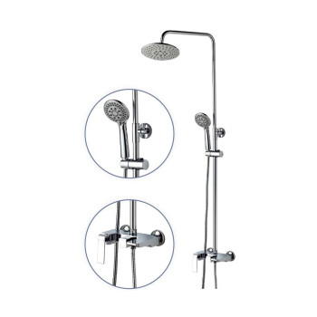 Душевая система FASHUN A2451, хром