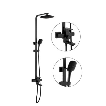 Душевая система FASHUN A52402-7, черный