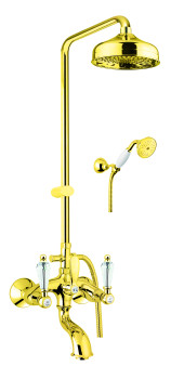 Душевая система Fiore GIOIELLI (SWAROVSKI®) 08OO0615, золото