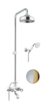 Душевая система Fiore VENERE SKY (SWAROVSKI®) 13CO0615, хром/золото