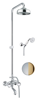 Душевая система Fiore XT SKY (SWAROVSKI®) 17CO0615, хром/золото