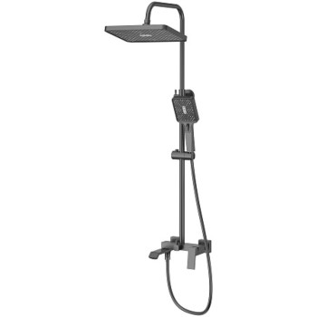 Душевая система HAIBA HB24575-3 оружейная сталь