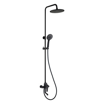 Душевая система Olive s BARROS 22511-1BRB, черный