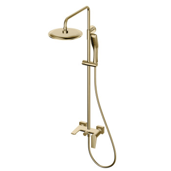 Душевая система OLIVE S VIAR 28511VRG, золотой сатин