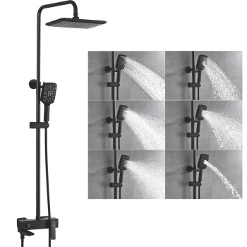 Душевая система Rose R2736H, черный