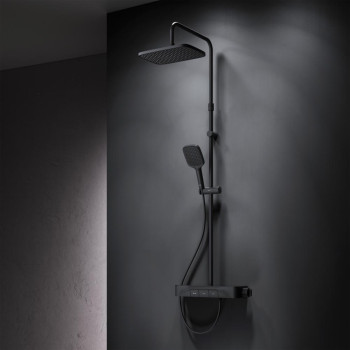Душевая система с душевым смесителем-полкой и термостатом