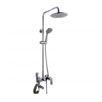 Душевая система с гигиеническим душем FASHUN A2452, хром