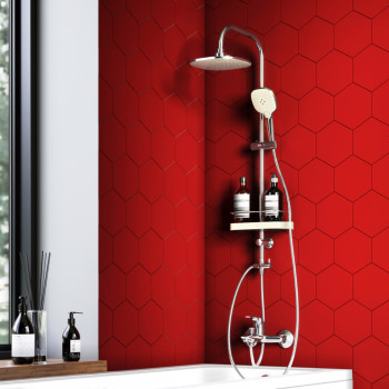 Душевая система с тропическим душем