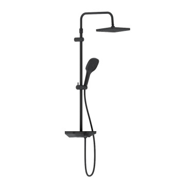 Душевая система с ванно-душевым смесителем-полкой