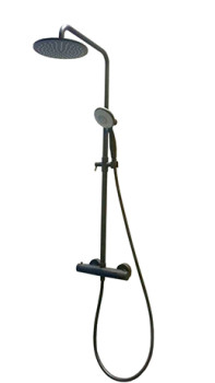 Душевая система термостатическая Fiore KEVON BLACK MATT 44NN0932, черный